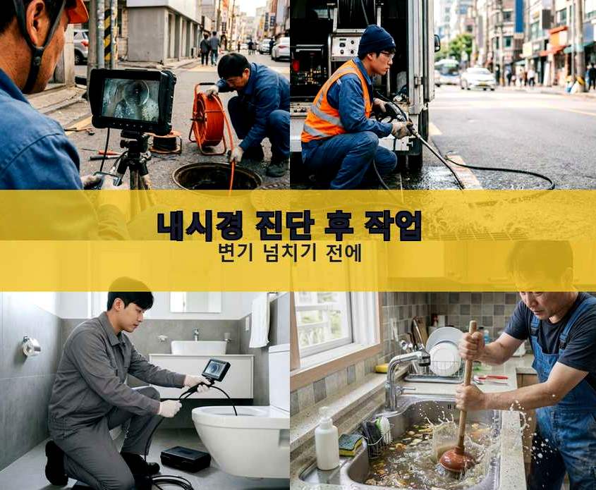 서울 강서구 가양동 주방 하수구막힘 빠른 해결 현장 작업 사진 - 배관해결사