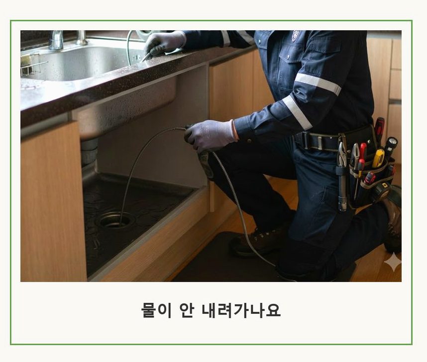 김포시 감정동 하수구막힘 빠른 해결 현장 작업 사진 - 배관해결사