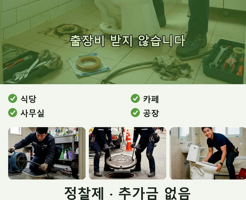 서울 구로구 고척동 고압세척 고압세척·관통 작업 모습
