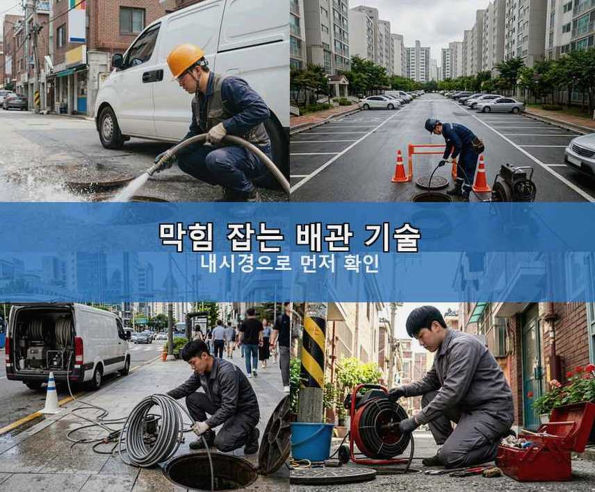 서울 강남구 개포동 세탁기 배수구막힘 비용 현장 작업 사진 - 배관해결사