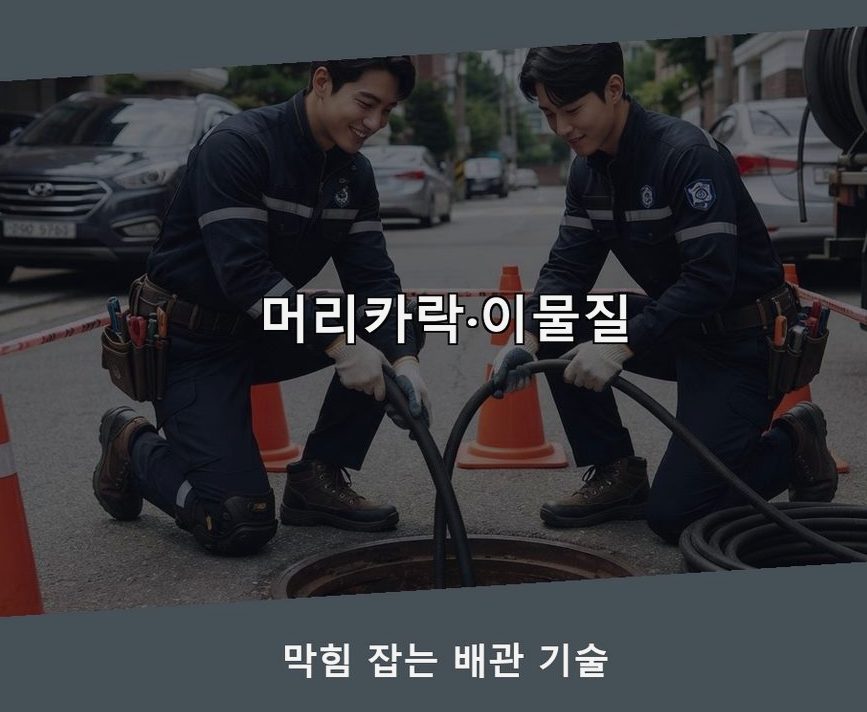 서울 강서구 개화동 세면대막힘 긴급출동 현장 작업 사진 - 배관해결사