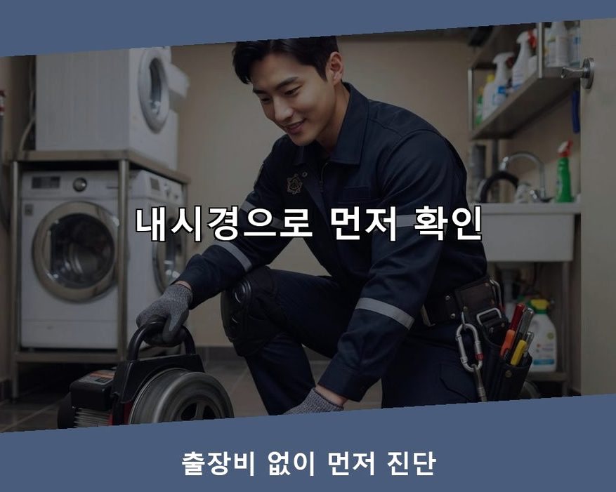 안산시상록구 건건동 주방 하수구막힘 출장비 무료 현장 작업 사진 - 배관해결사