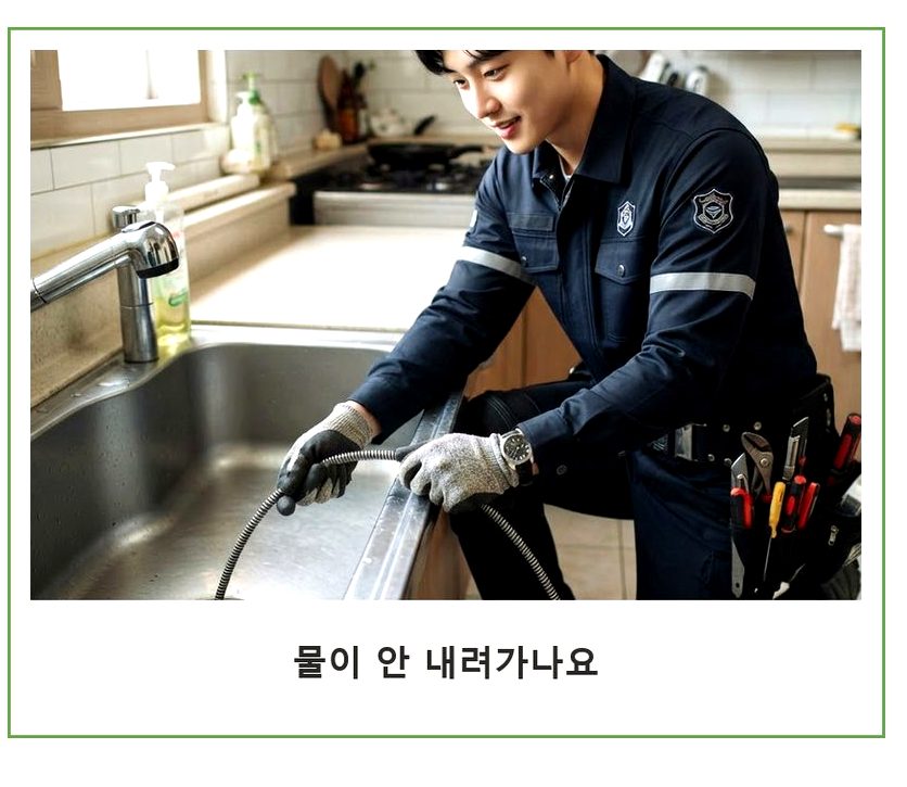 김포시 걸포동 배수구막힘 고압세척·관통 작업 모습
