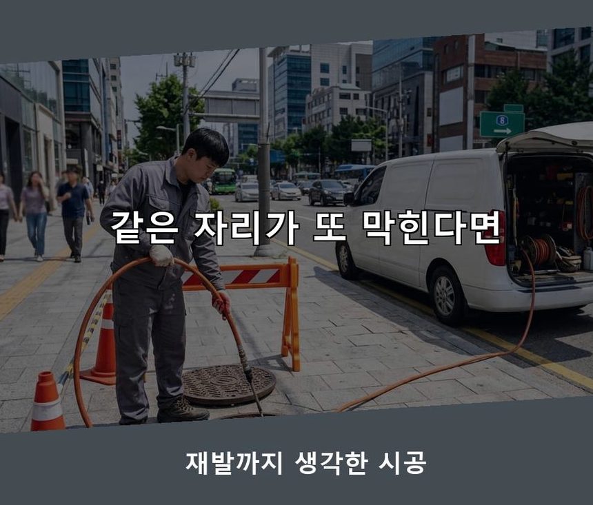서울 구로구 구로동 고압세척 고압세척·관통 작업 모습