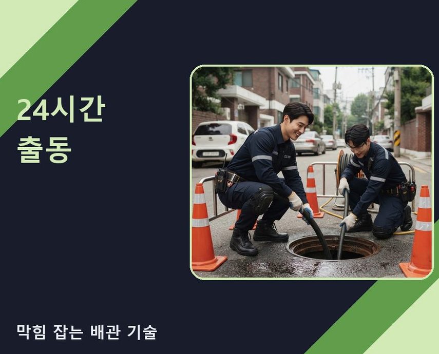 서울 강서구 과해동 고압세척 빠른 해결 현장 작업 사진 - 배관해결사