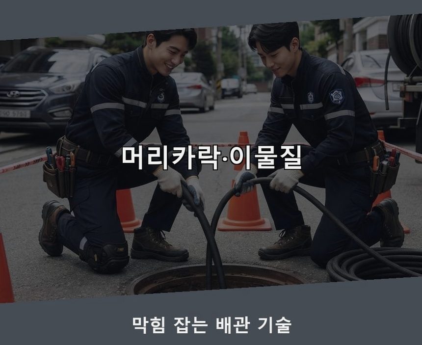 서울 강서구 과해동 세면대막힘 가격 안내 현장 작업 사진 - 배관해결사