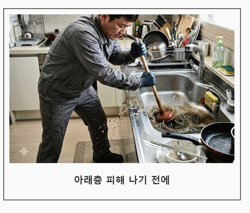 양주시 광사동 화장실 하수구막힘 전문 업체 현장 작업 사진 - 배관해결사
