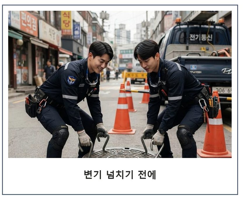 양주시 광적면가납리 배수구막힘 당일 처리 현장 작업 사진 - 배관해결사