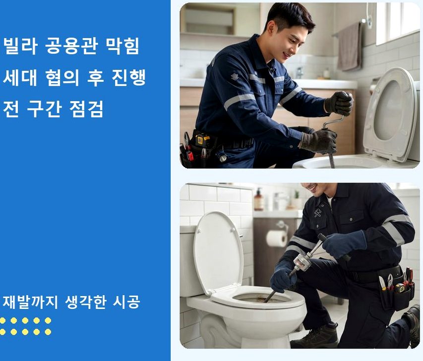 서울 구로구 구로동 화장실 하수구막힘 전문 업체 현장 작업 사진 - 배관해결사