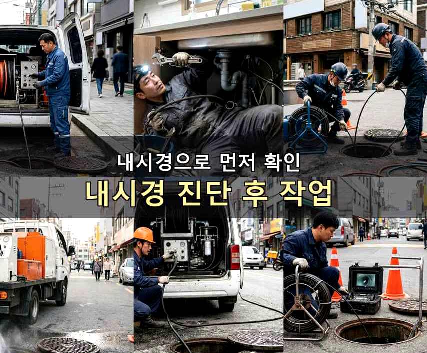 수원시권선구 구운동 욕실 배수구막힘 빠른 해결 현장 작업 사진 - 배관해결사