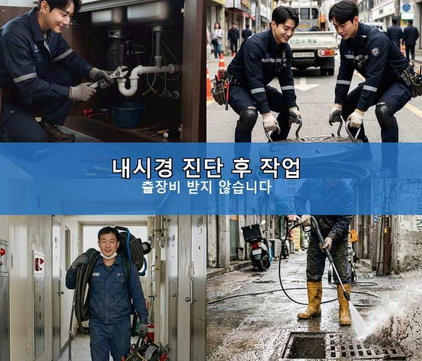 안성시 구장리 배관청소 당일 처리 현장 작업 사진 - 배관해결사