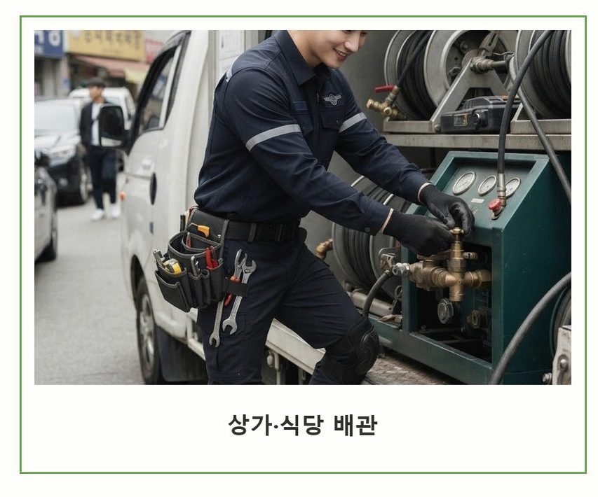 안성시 구장리 정화조막힘 뚫음 현장 작업 사진 - 배관해결사