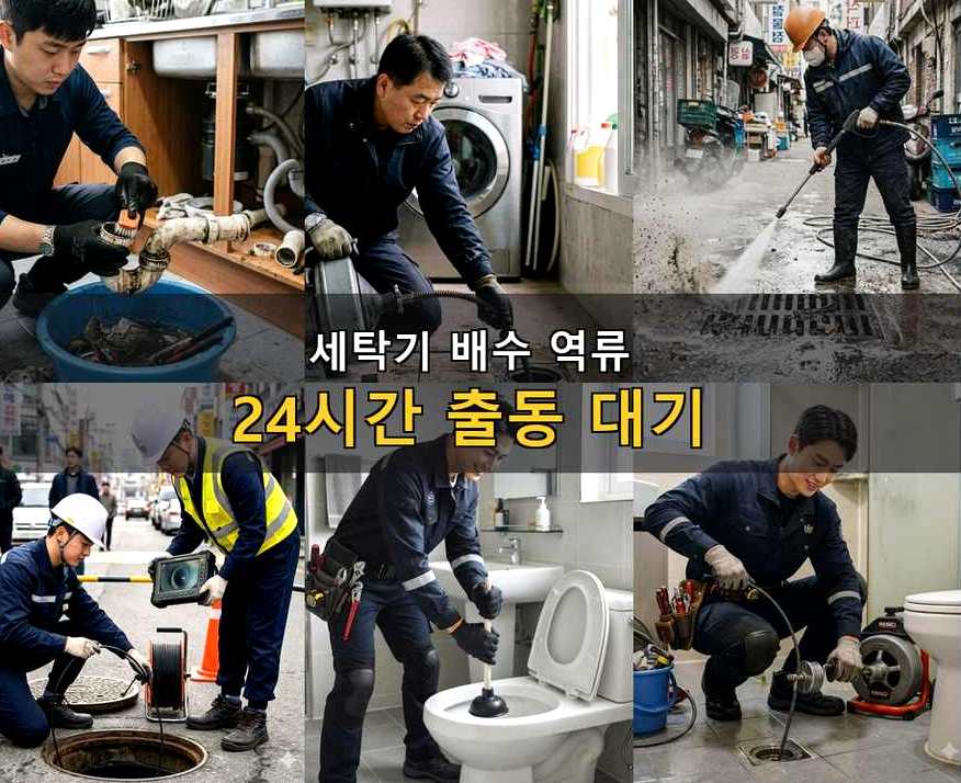안성시 금산동 싱크대막힘 출장비 무료 현장 작업 사진 - 배관해결사