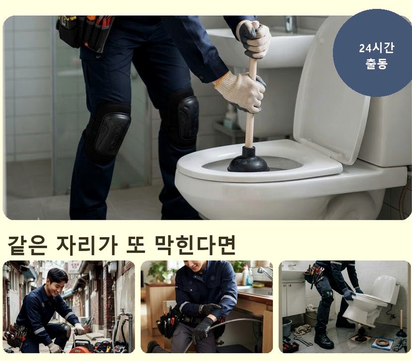 서울 강서구 내발산동 싱크대막힘 업체 현장 작업 사진 - 배관해결사