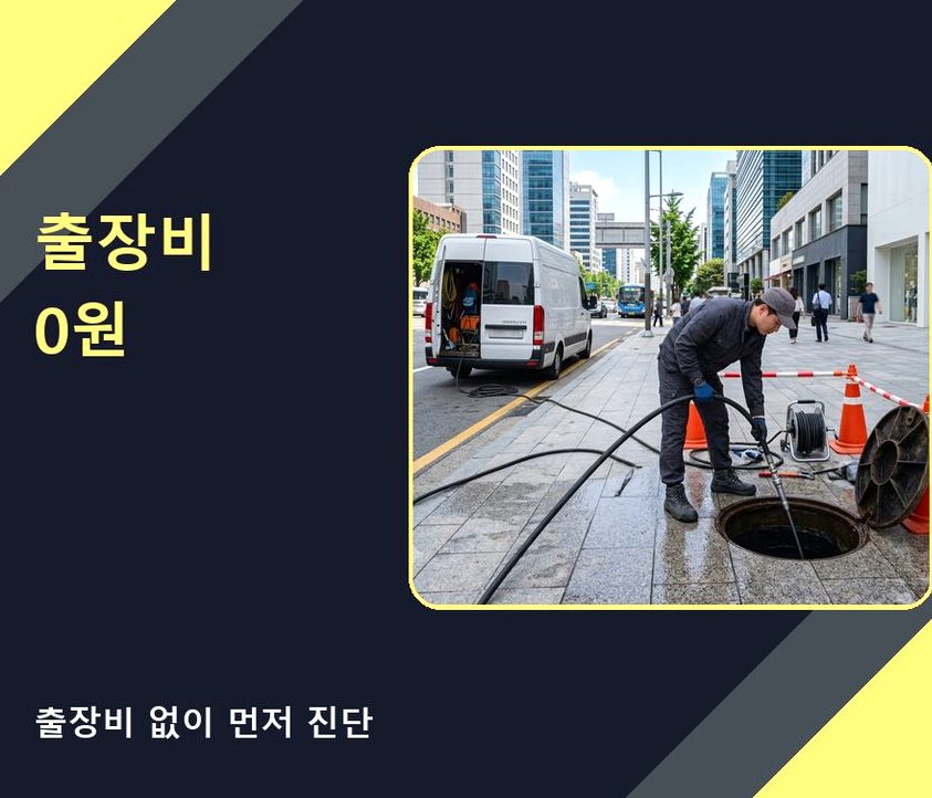 양평군 단월면덕수리 주방 하수구막힘 출장비 무료 현장 작업 사진 - 배관해결사