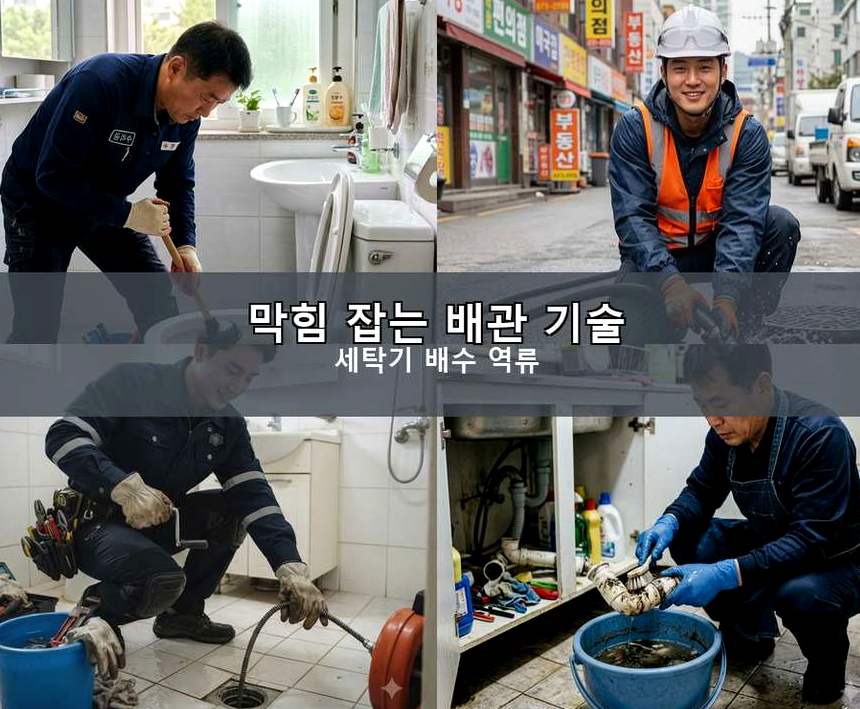 양평군 단월면덕수리 하수구 냄새 당일 처리 현장 작업 사진 - 배관해결사