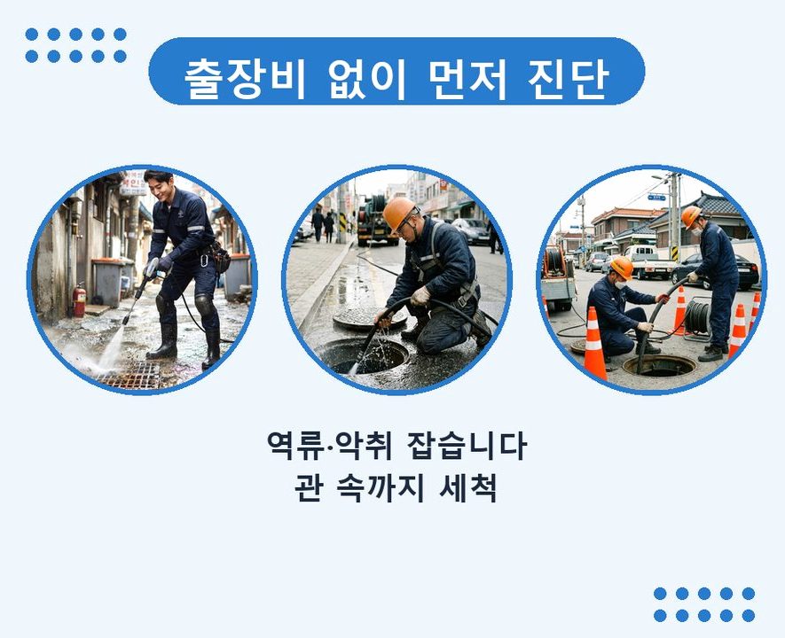 파주시 당하동 싱크대막힘 출장비 무료 현장 작업 사진 - 배관해결사