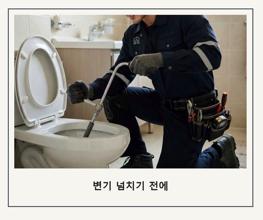 서울 강남구 대치동 화장실 하수구막힘 24시 출동 현장 작업 사진 - 배관해결사