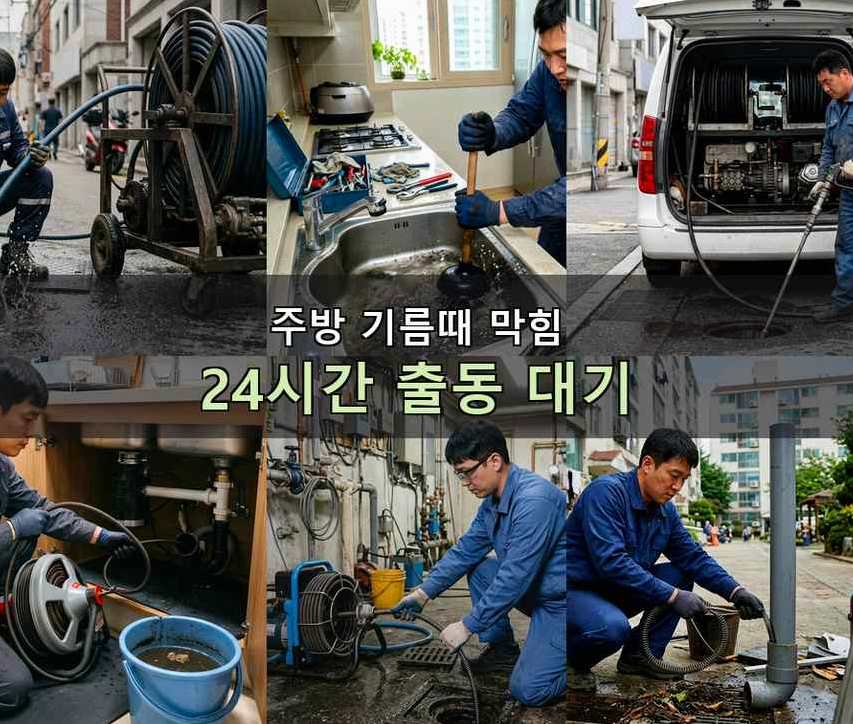 안성시 도기동 변기막힘 당일 처리 현장 작업 사진 - 배관해결사