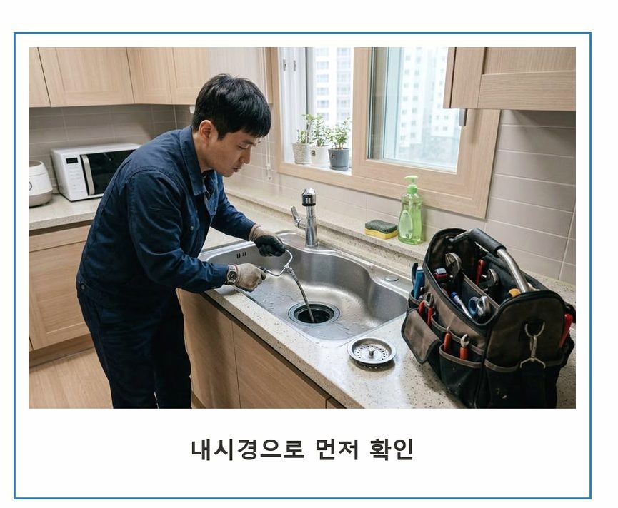 서울 성동구 마장동 변기막힘 고압세척·관통 작업 모습