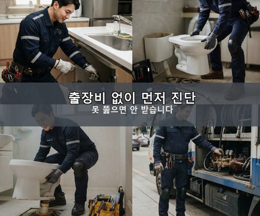 서울 동작구 동작동 고압세척 빠른 해결 현장 작업 사진 - 배관해결사
