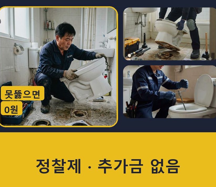 서울 동작구 동작동 배관청소 비용 현장 작업 사진 - 배관해결사