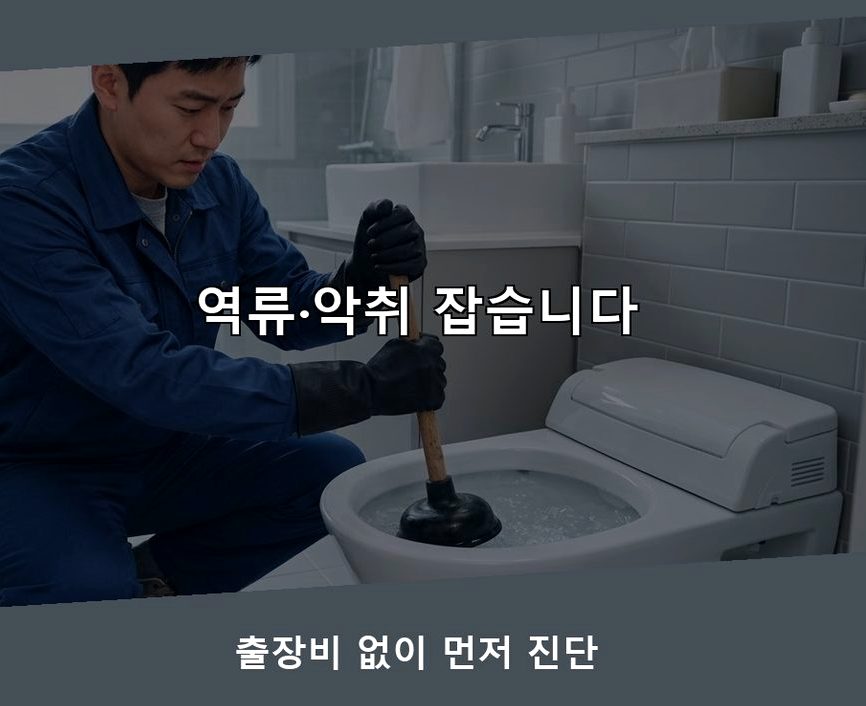 서울 동작구 본동 고압세척 고압세척·관통 작업 모습