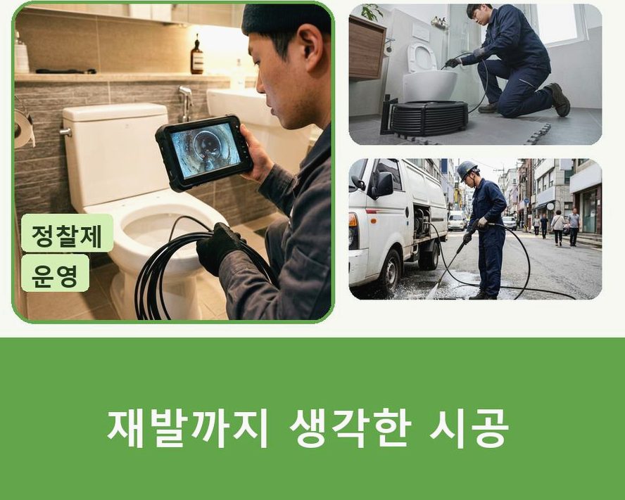 서울 동작구 동작동 하수구 역류 빠른 해결 현장 작업 사진 - 배관해결사