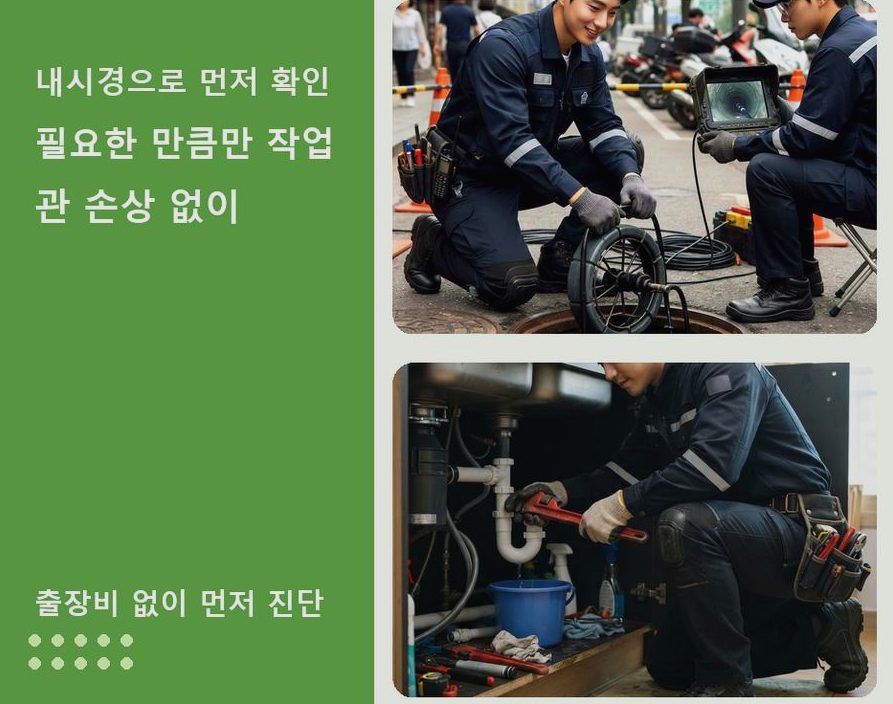 성남시수정구 둔전동 하수구막힘 빠른 해결 현장 작업 사진 - 배관해결사
