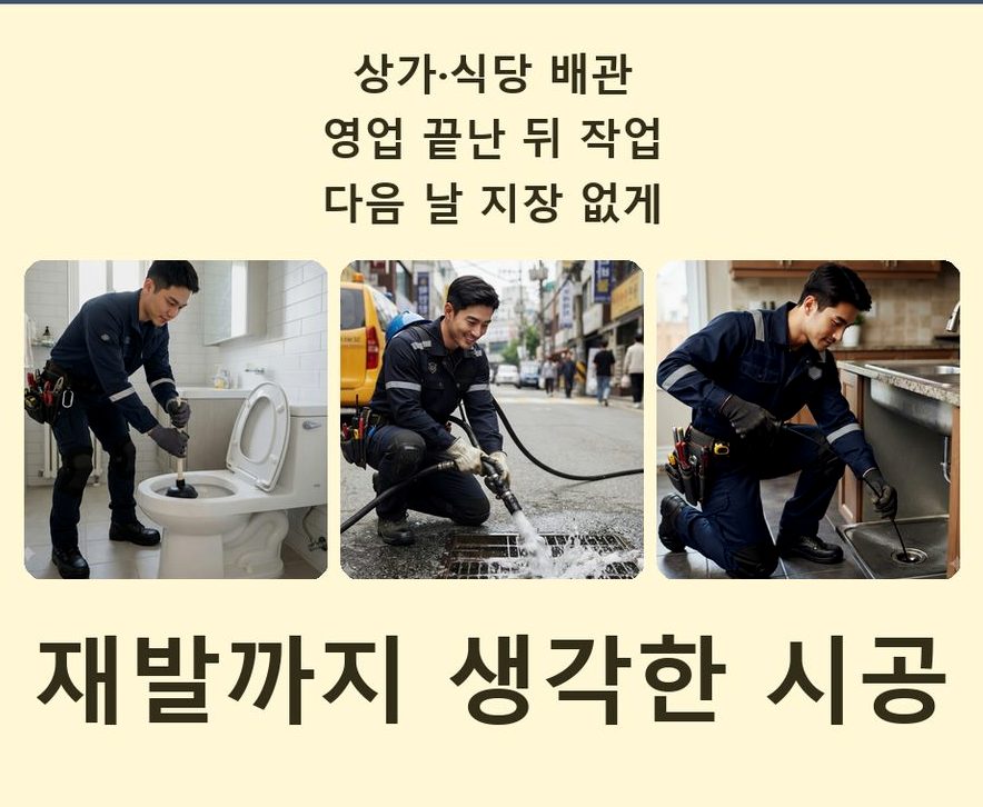 양주시 만송동 변기막힘 뚫음 현장 작업 사진 - 배관해결사