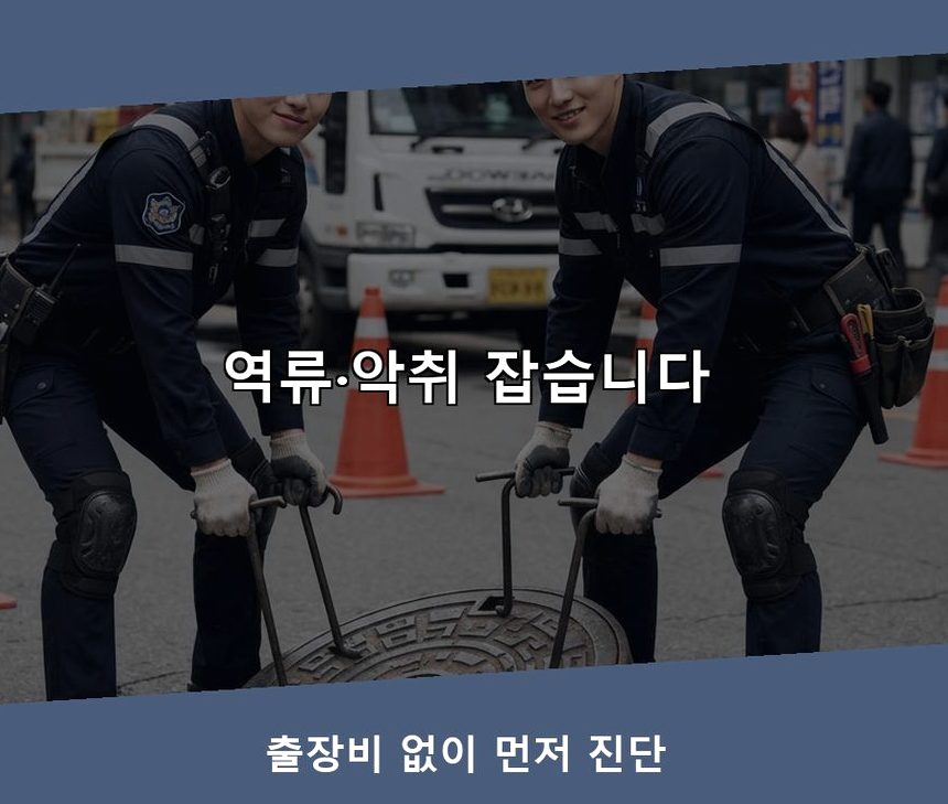 양주시 만송동 싱크대막힘 24시 출동 현장 작업 사진 - 배관해결사
