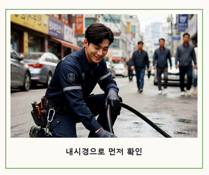 파주시 맥금동 하수구막힘 전문 업체 현장 작업 사진 - 배관해결사