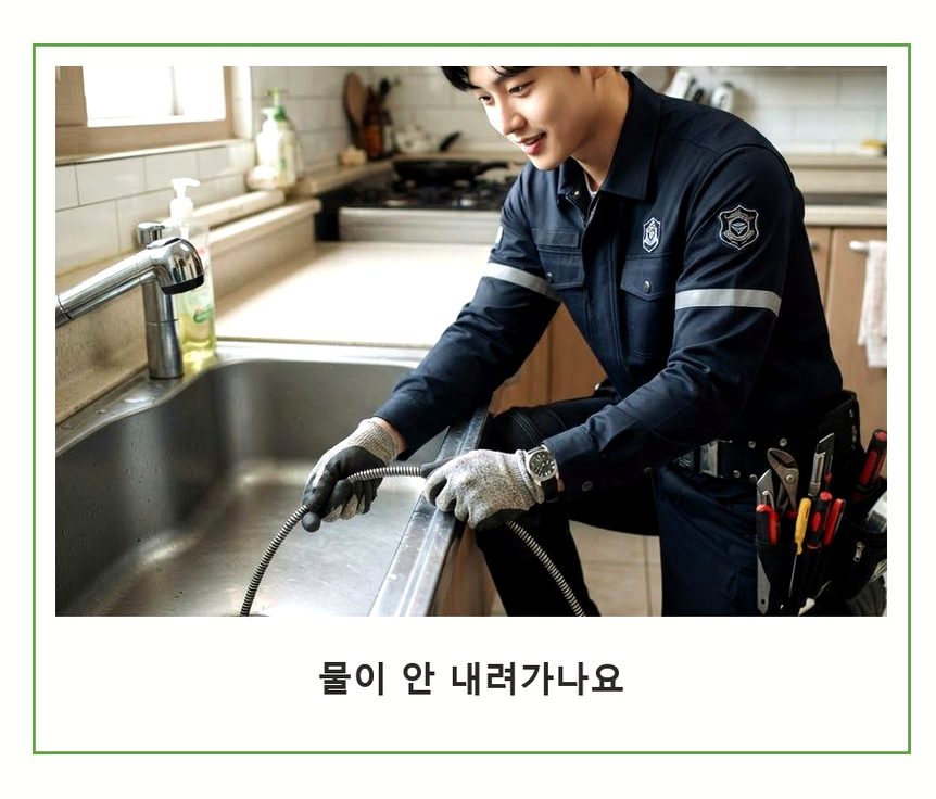 고양시일산동구 사리현동 배수구막힘 고압세척·관통 작업 모습