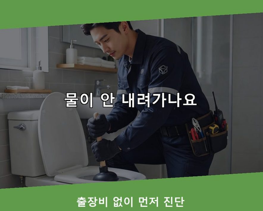 과천시 별양동 하수구 냄새 뚫음 현장 작업 사진 - 배관해결사