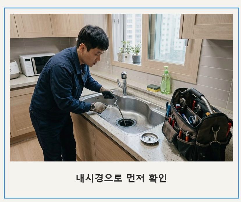 여주시 북내면가정리 하수구막힘 고압세척·관통 작업 모습