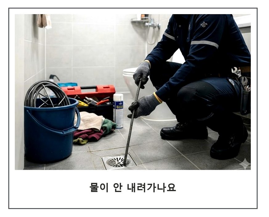 안성시 사곡동 싱크대막힘 업체 현장 작업 사진 - 배관해결사