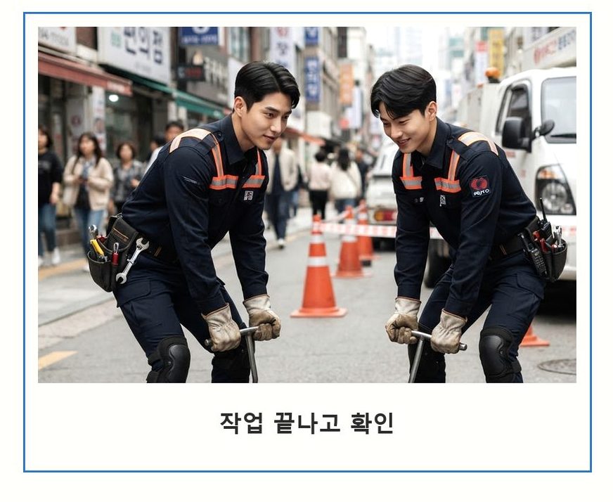 안산시상록구 사동 세면대막힘 당일 처리 현장 작업 사진 - 배관해결사