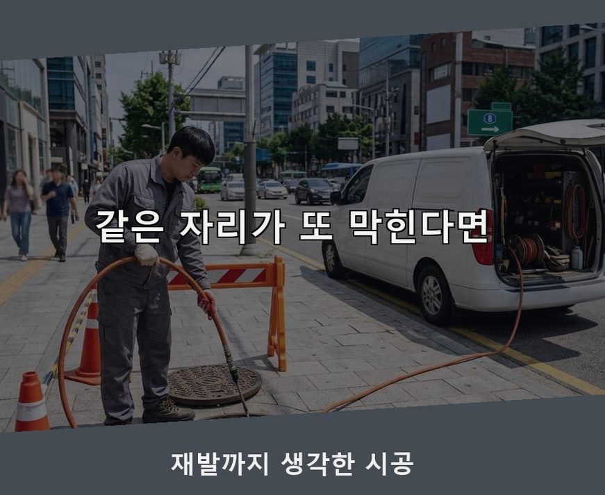 성남시수정구 사송동 싱크대막힘 출장비 무료 현장 작업 사진 - 배관해결사