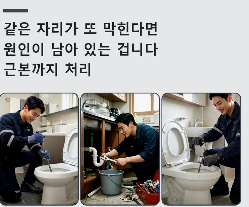 고양시일산동구 산황동 주방 하수구막힘 출장비 무료 현장 작업 사진 - 배관해결사