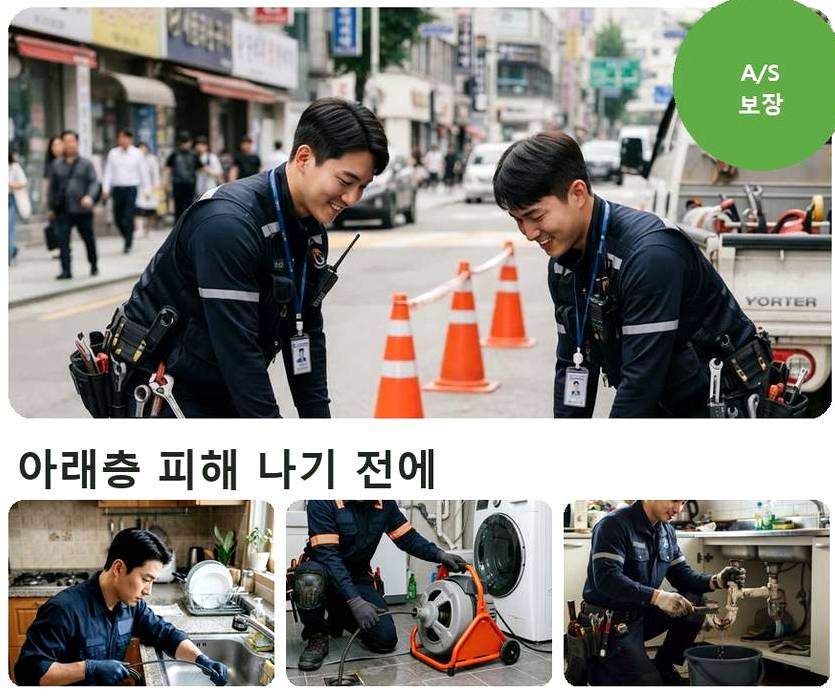 안성시 삼죽면기솔리 변기막힘 뚫음 현장 작업 사진 - 배관해결사
