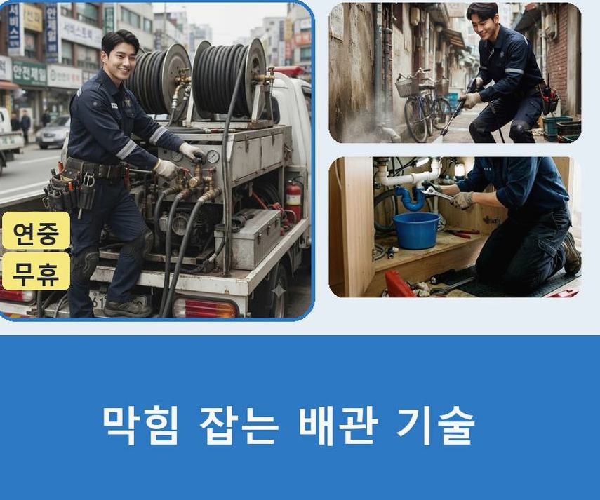 서울 성동구 상왕십리동 고압세척 24시 출동 현장 작업 사진 - 배관해결사