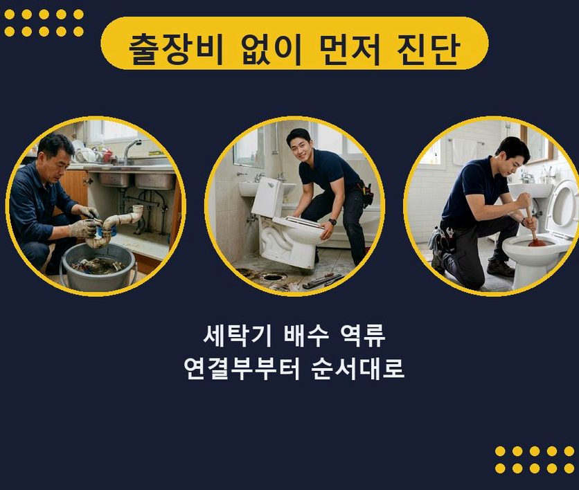 서울 성동구 상왕십리동 배관청소 당일 처리 현장 작업 사진 - 배관해결사