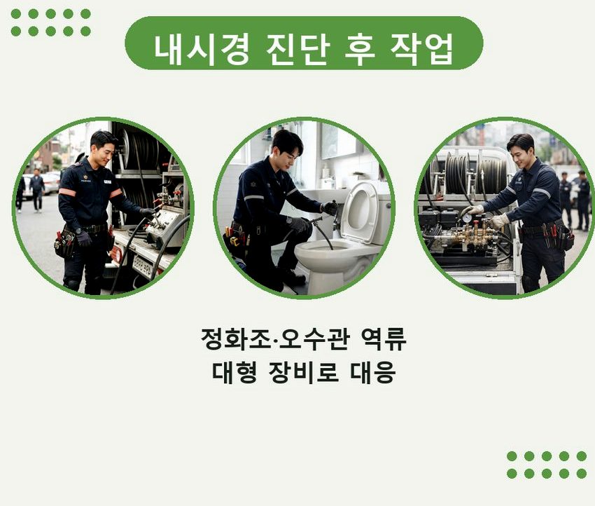 서울 성동구 상왕십리동 베란다 배수구막힘 당일 처리 현장 작업 사진 - 배관해결사