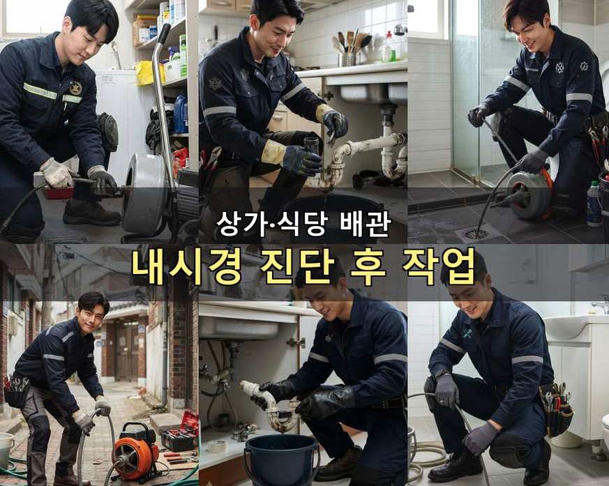 성남시수정구 상적동 싱크대막힘 업체 현장 작업 사진 - 배관해결사