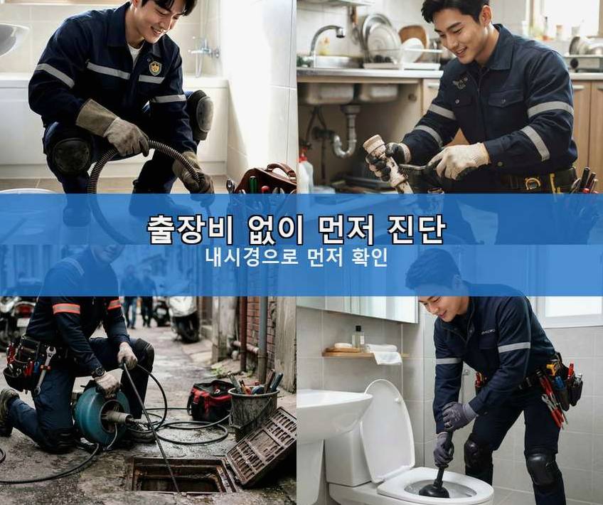 안성시 석정동 변기막힘 긴급출동 현장 작업 사진 - 배관해결사