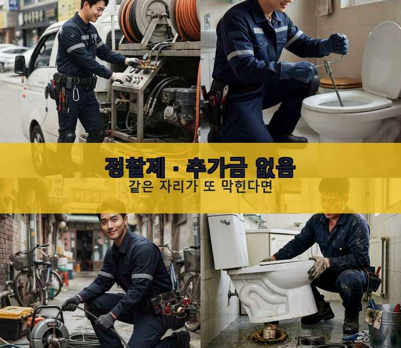 서울 강남구 세곡동 배관청소 당일 처리 현장 작업 사진 - 배관해결사