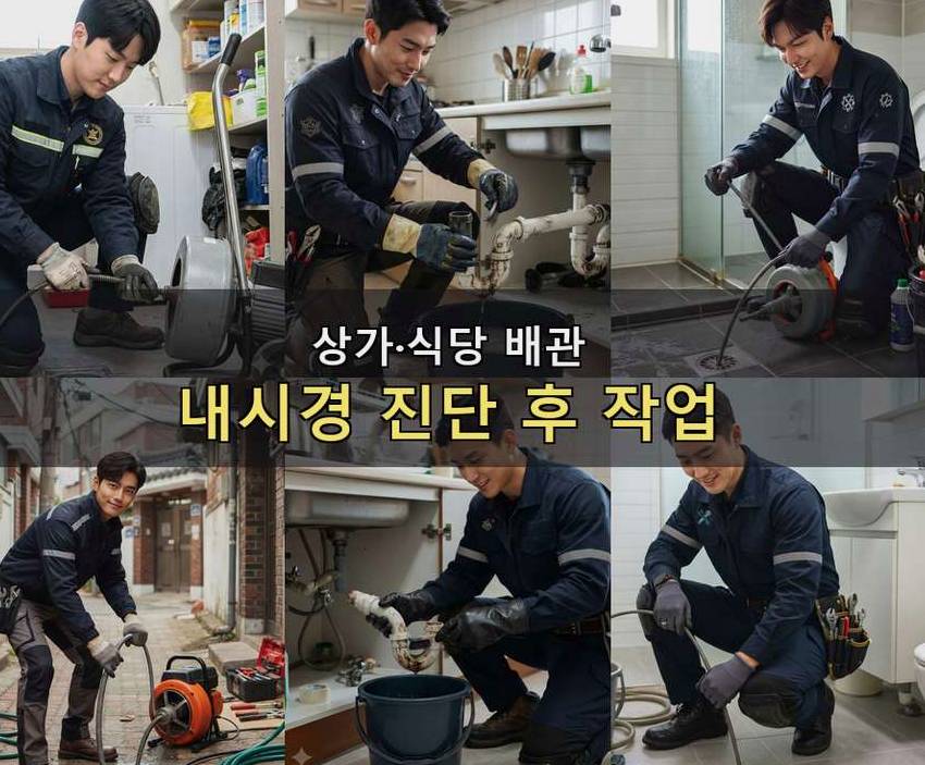 파주시 송촌동 하수구막힘 빠른 해결 현장 작업 사진 - 배관해결사