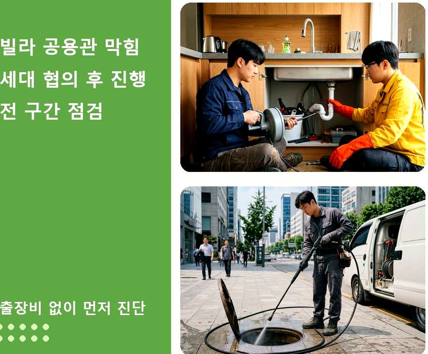 수원시장안구 정자동 베란다 배수구막힘 뚫음 현장 작업 사진 - 배관해결사