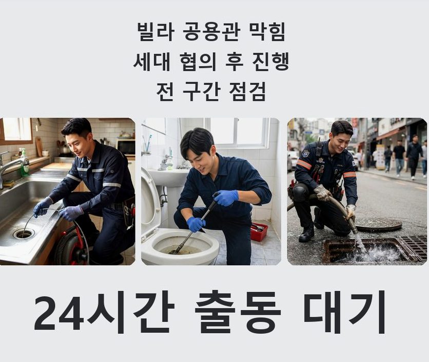 서울 구로구 신도림동 오수관막힘 빠른 해결 현장 작업 사진 - 배관해결사