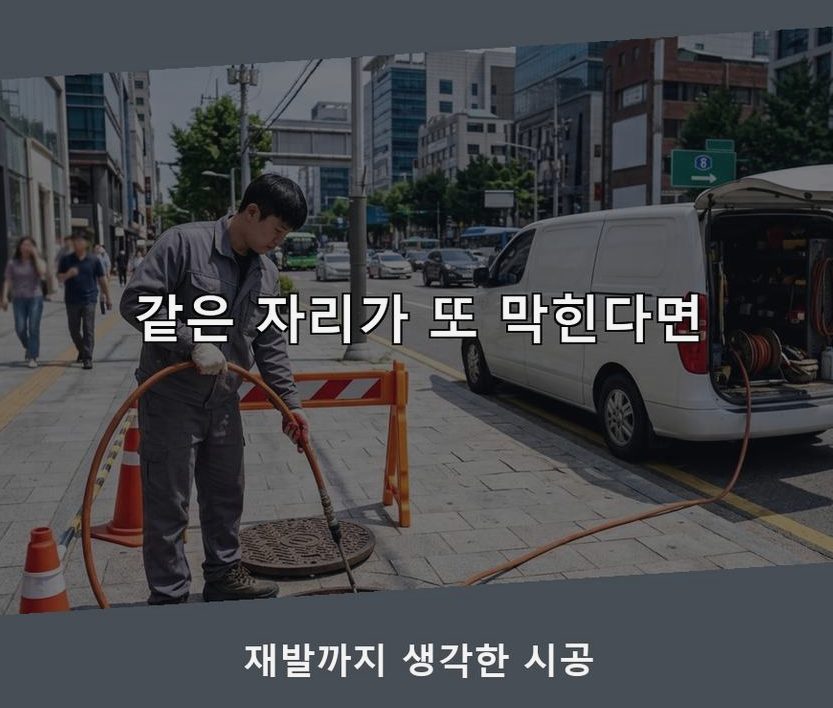 서울 관악구 신림동 변기막힘 당일 처리 현장 작업 사진 - 배관해결사